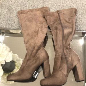 Torrid tan tall boots- size 9W